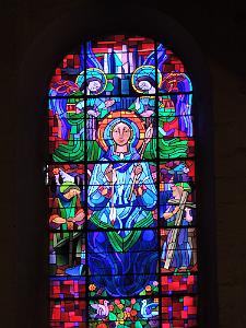 129 Toulon La Cathedrale les Vitraux...